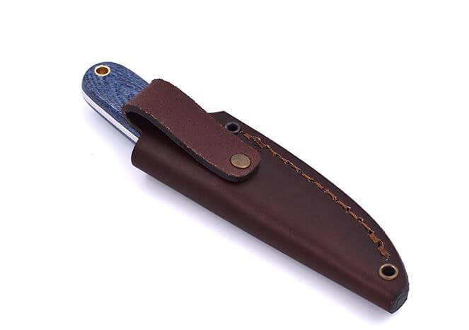 Faca de pescoço Brisa Necker 70 micarta bluejeans
