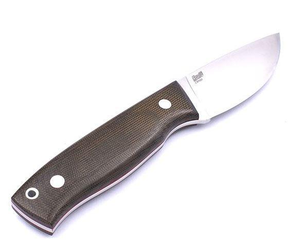 Couteau Brisa Skinner 90 Flat avec acier Elmax et micarta vert