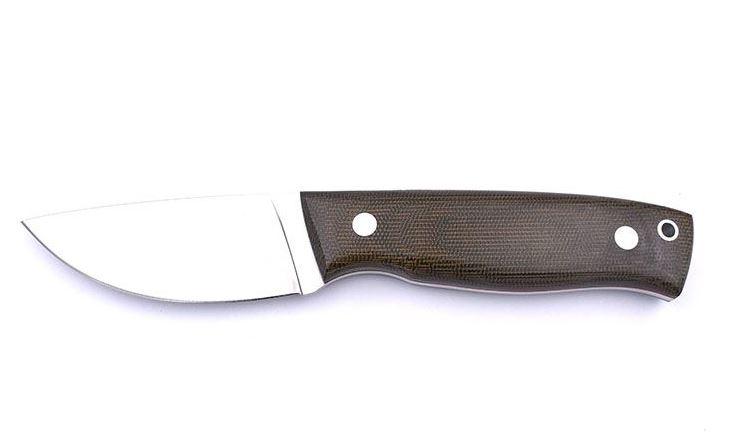 Brisa Skinner 90 Flat Faca com aço Elmax e micarta verde