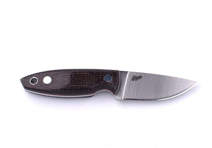 Faca Brisa Scara 60 com aço RWL34 e micarta verde