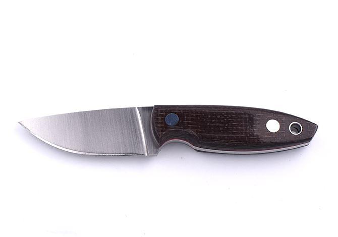 Faca Brisa Scara 60 com aço RWL34 e micarta verde