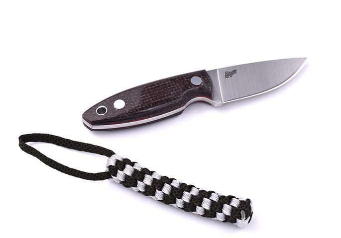 Faca Brisa Scara 60 com aço RWL34 e micarta verde