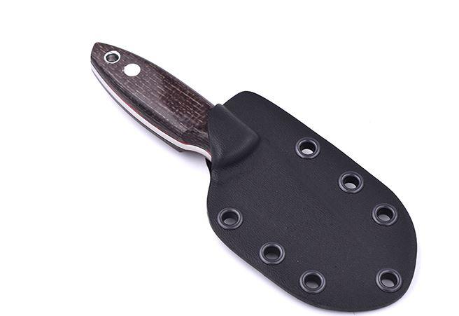 Faca Brisa Scara 60 com aço RWL34 e micarta verde