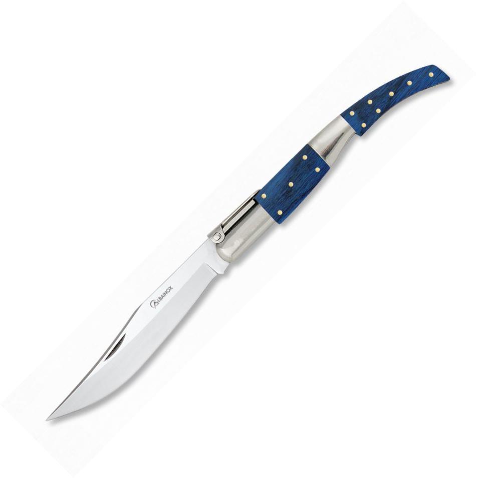 Coltello tascabile arabo Albainox Nº1 con cricchetto, ghiera in a...