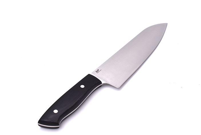 Brisa Chef 185 Küchenmesser mit schwarzem Micarta-Griff
