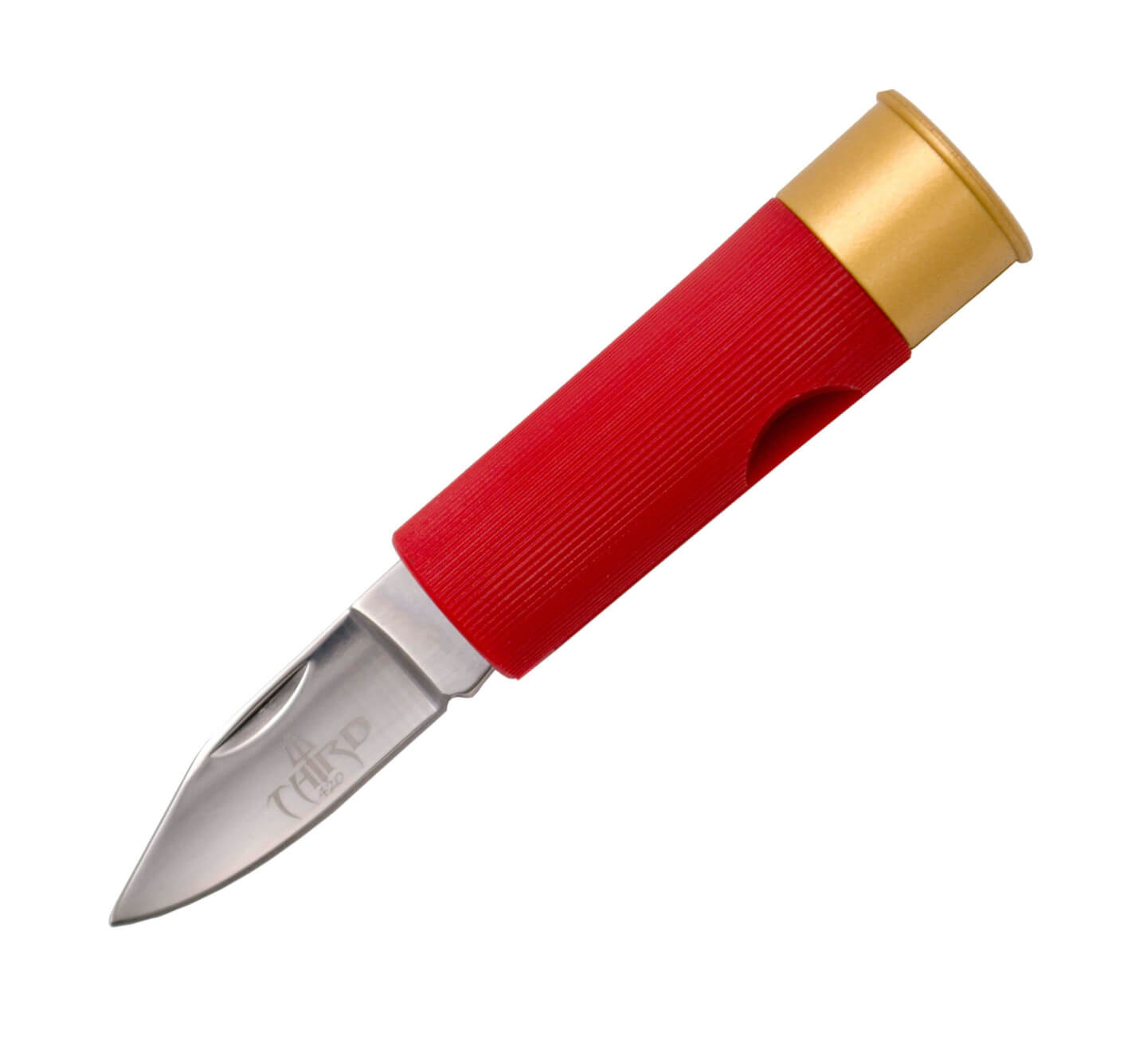 Coltello tascabile a cartuccia rosso con lama da 4,5 cm