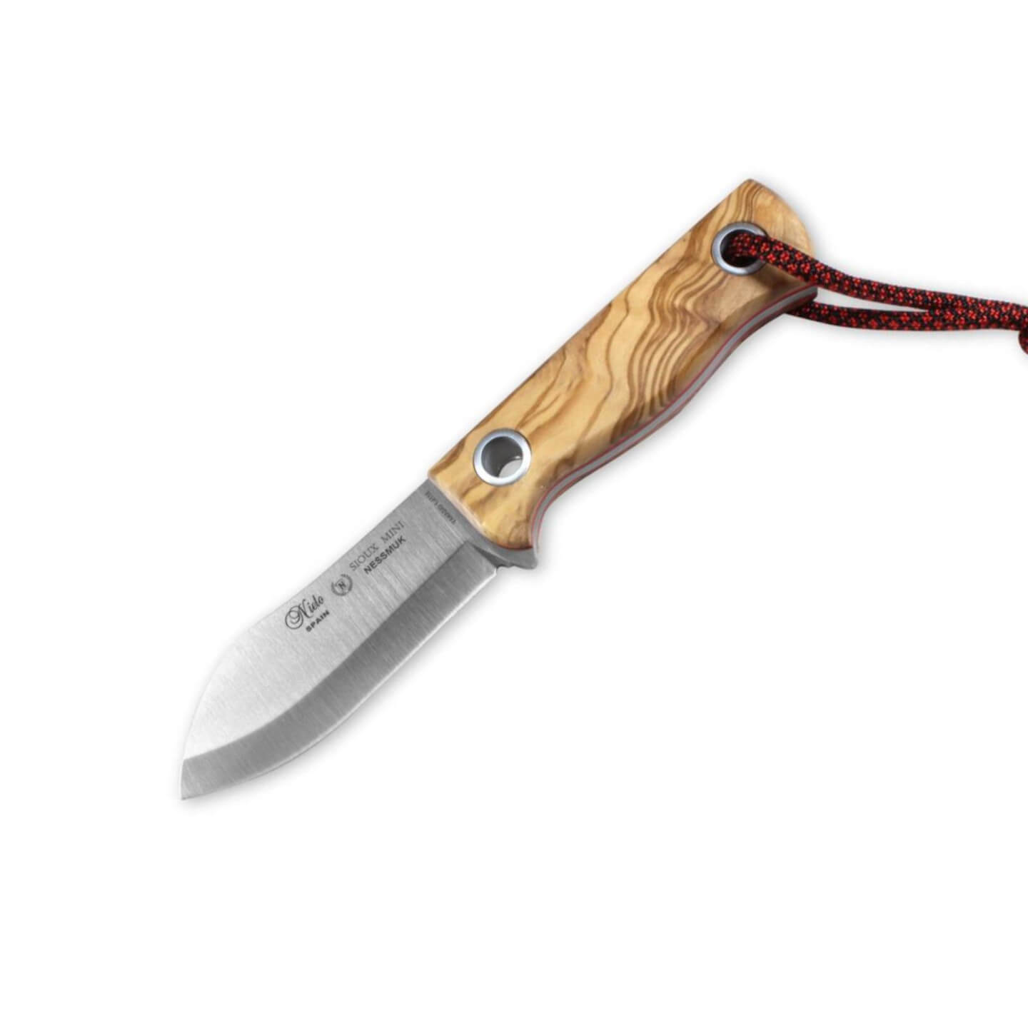 Sioux Nessmuk mini de Nieto avec manche en bois d'olivier