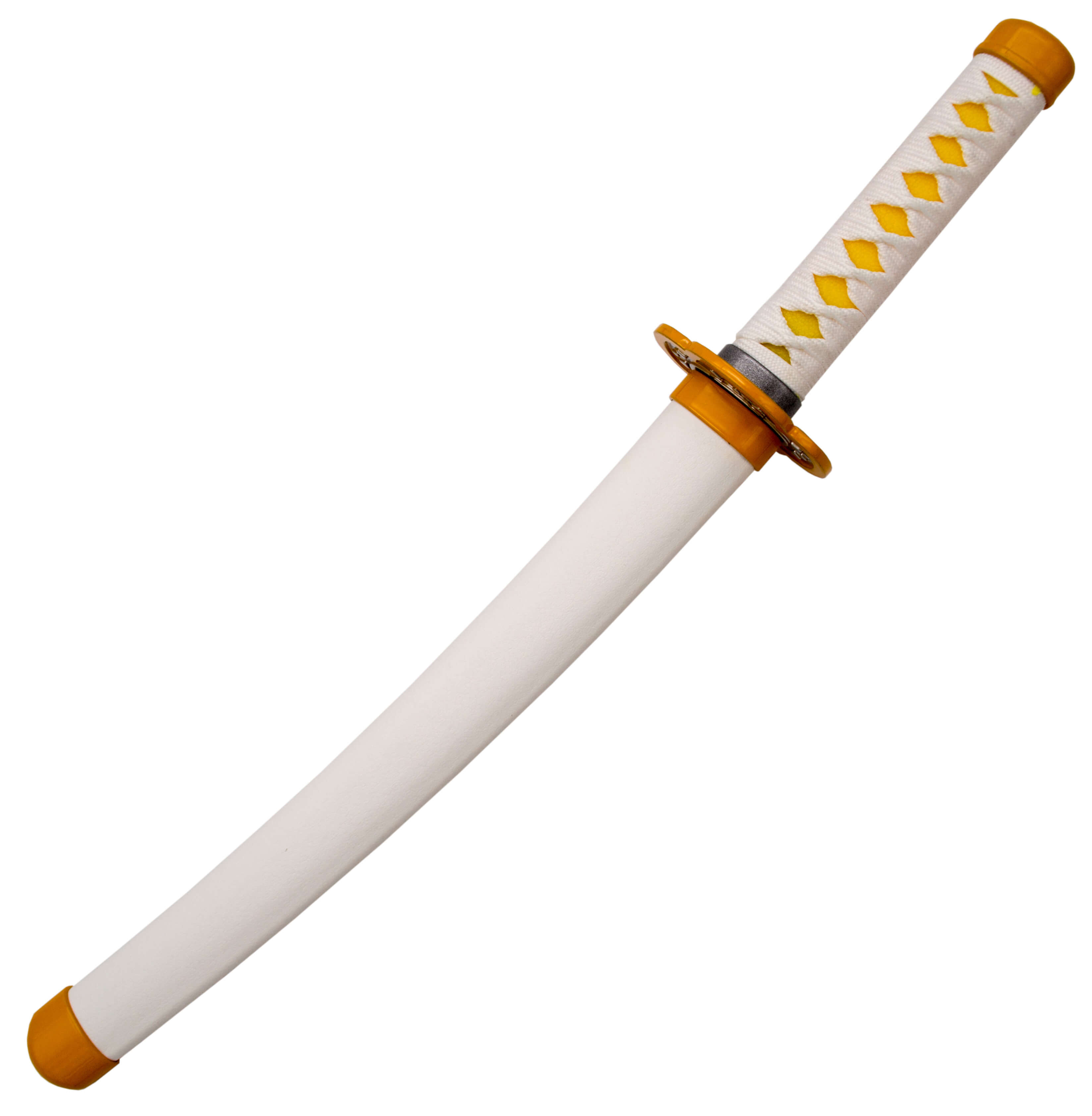 Mini Katana Agatsuma Zenitsu aus der Demon Slayer Serie mit 24 cm Klinge