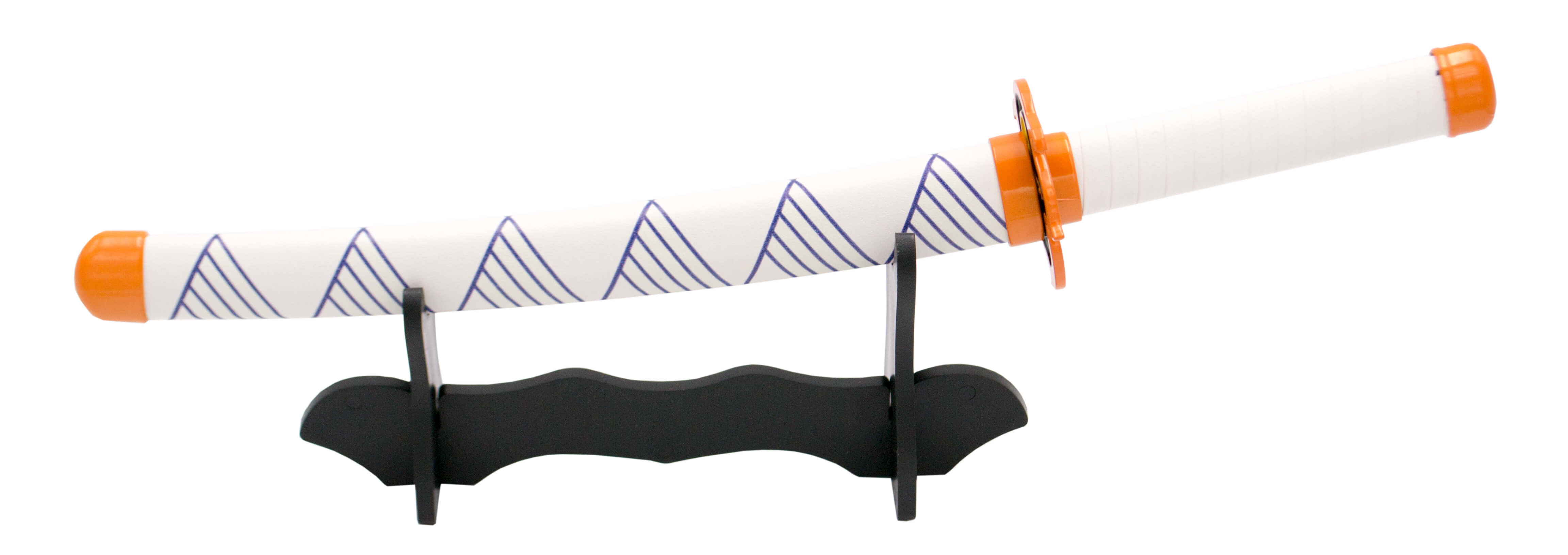 Mini Katana Rengoku Kyoujurou aus der Demon Slayer Serie mit 24 cm Klinge