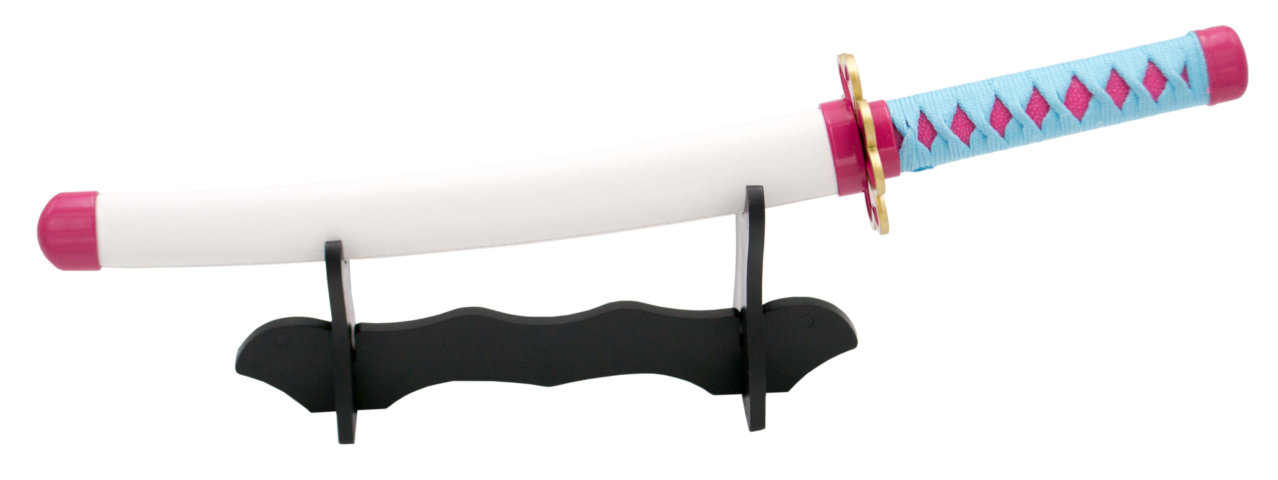 Kanroji Mitsuri Mini Katana rose et blanc