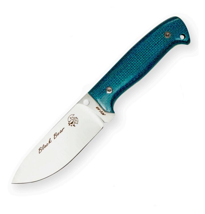 JV Black Bear with turquoise micarta scales