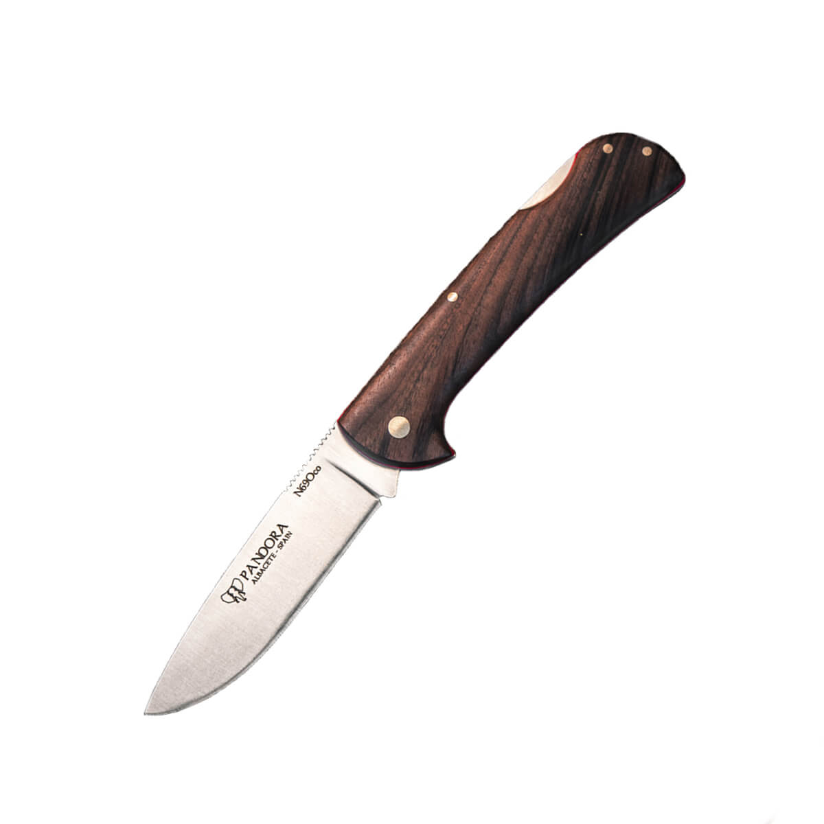 Coltello da tasca Cudeman Pandora con manico in noce e lama in ac...