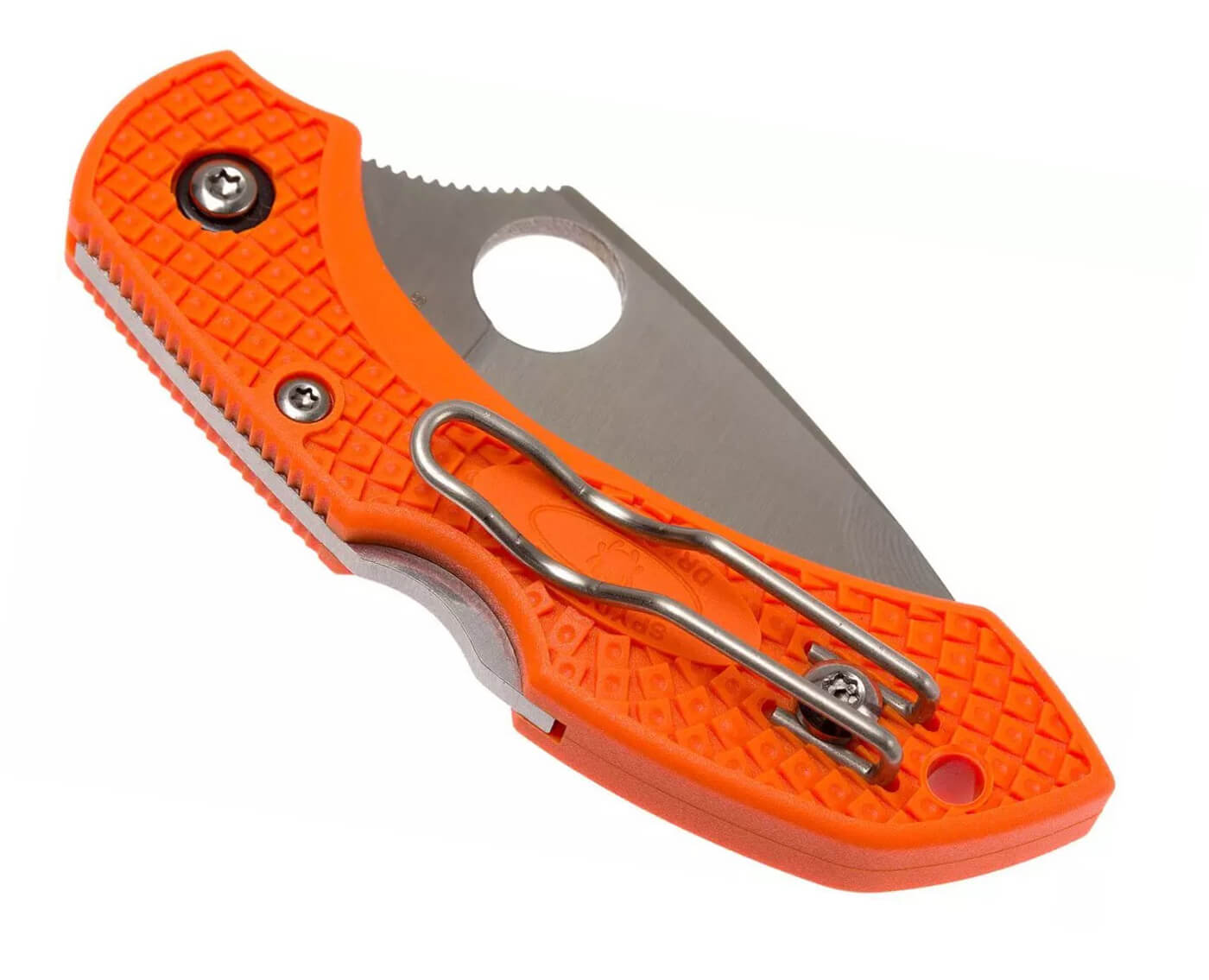 Coltello tascabile Spyderco Dragonfly 2 Lightweight con manico FRN arancione