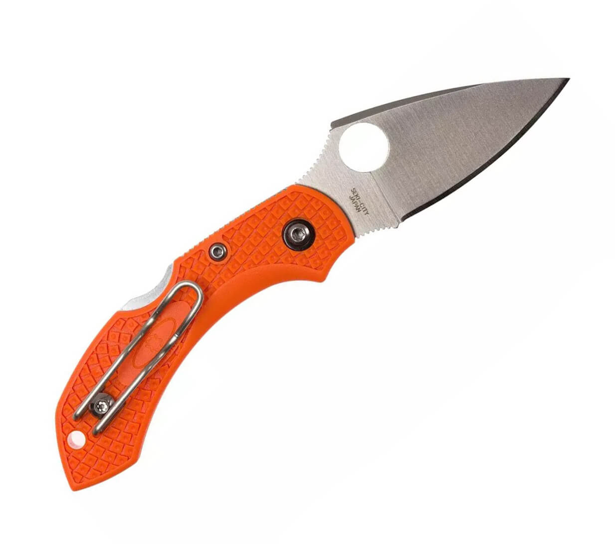 Coltello tascabile Spyderco Dragonfly 2 Lightweight con manico FRN arancione