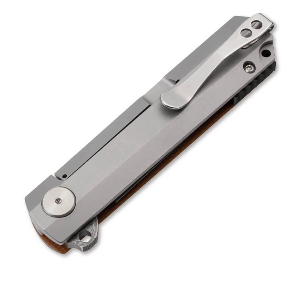 Coltellino tascabile Boker Plus Cataclyst Flipjoint Damast gentleman con lama in damasco e manico in micarta