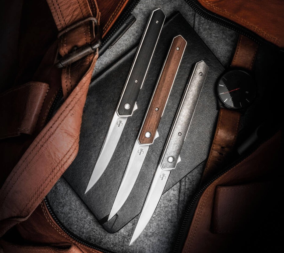 Boker Plus Kwaiken Air cocobolo un coltellino tattico realizzato in acciaio VG-10 e manico in cocobolo