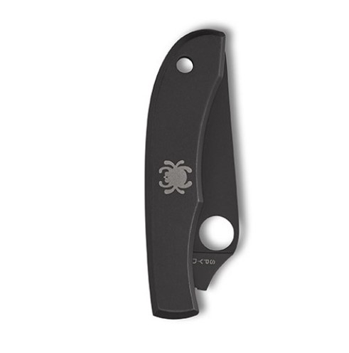 Canivete Spyderco Honeybee preto com cabo de aço 3Cr13 e borda lisa