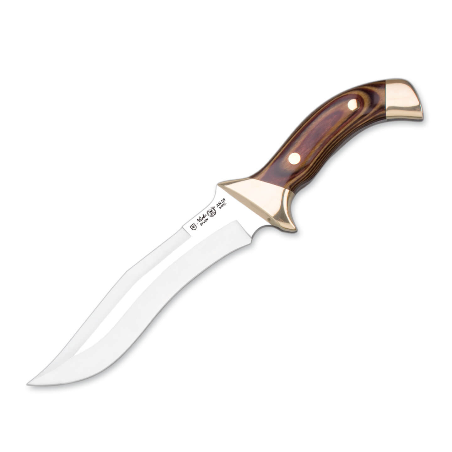 Nieto Amazonas Jagdmesser mit Stamina-Griff und 19 cm AN58 Stahlk...