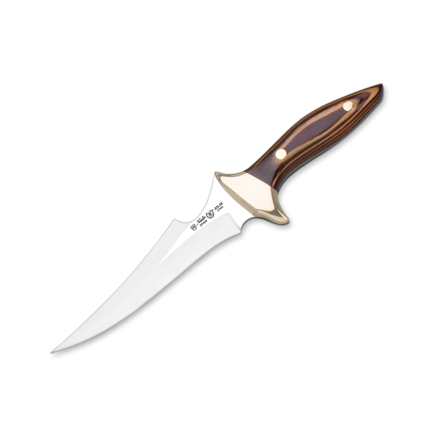 Nieto Amazonas Jagdmesser mit Stamina-Griff, Messingzwinge und 19...