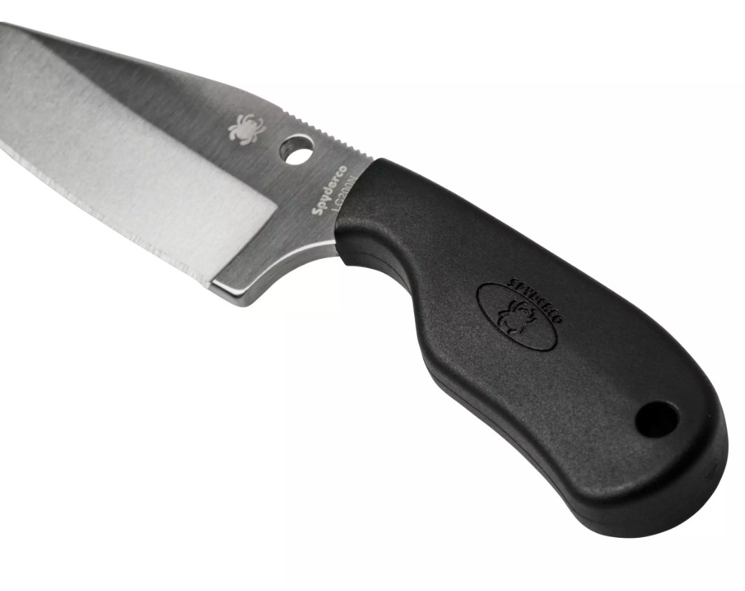 Faca Spyderco Subway Bowie com lâmina de aço LC200N de 7,5 cm