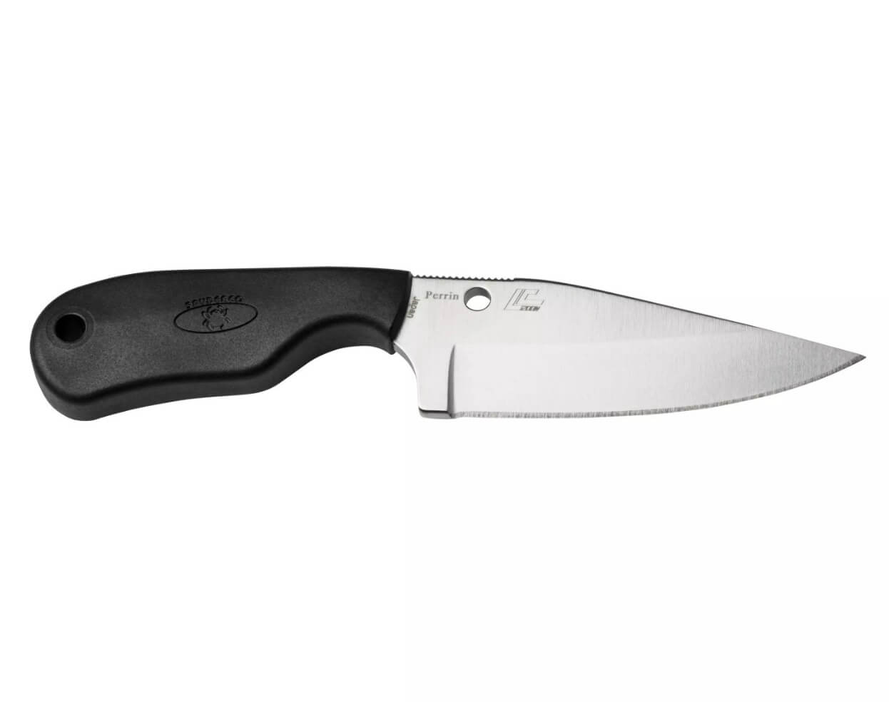 Faca Spyderco Subway Bowie com lâmina de aço LC200N de 7,5 cm