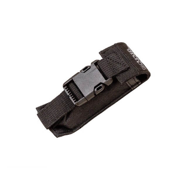 Coltellino rescue JKR PRO 10019 con manico in G10 nero e lama da 9,5 cm con rivestimento in titanio