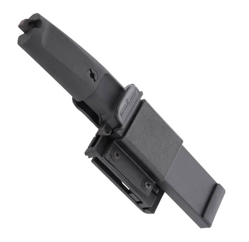 Faca tática Extrema Ratio Fulcrum C Black com lâmina de aço Böhler N690