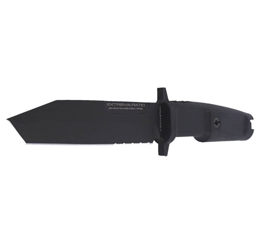 Coltello tattico Extrema Ratio Fulcrum S Black con manico in forprene