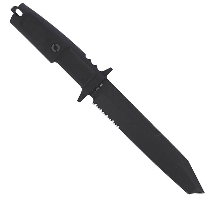 Couteau militaire Extrema Ratio Fulcrum Black avec lame en acier Böhler N690 de 18 cm