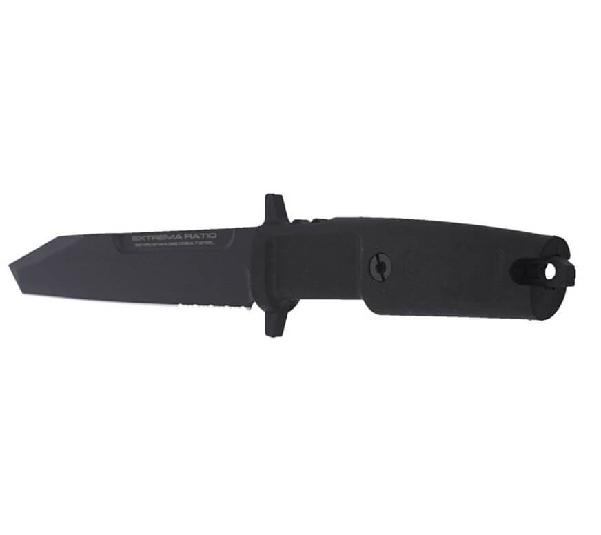 Couteau militaire Extrema Ratio Fulcrum Black avec lame en acier Böhler N690 de 18 cm