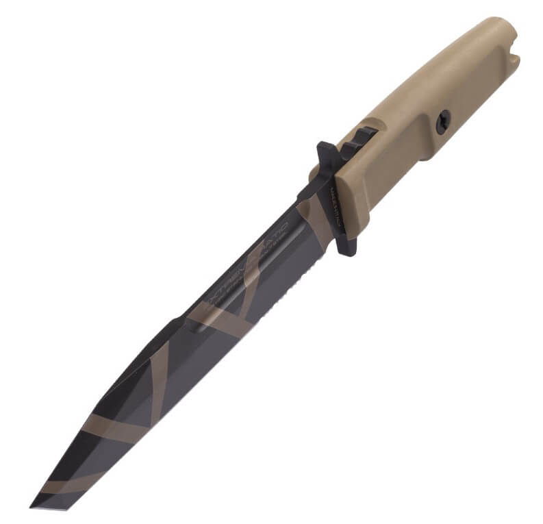 Extrema Ratio Fulcrum Desert Warfare military knife with 18 cm Böhler N690 steel blade