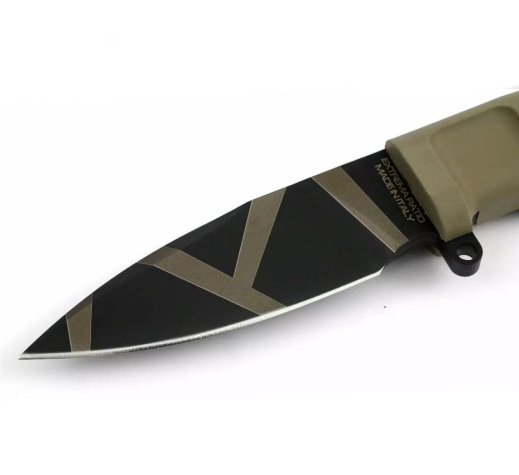 Faca tática Extrema Ratio Shrapnel og Desert Warfare com lâmina de 11 cm