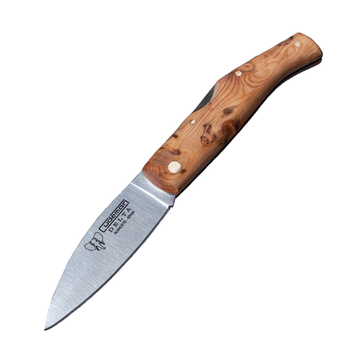 Canivete Cudeman Delta com cabo de madeira de zimbro aromático co...