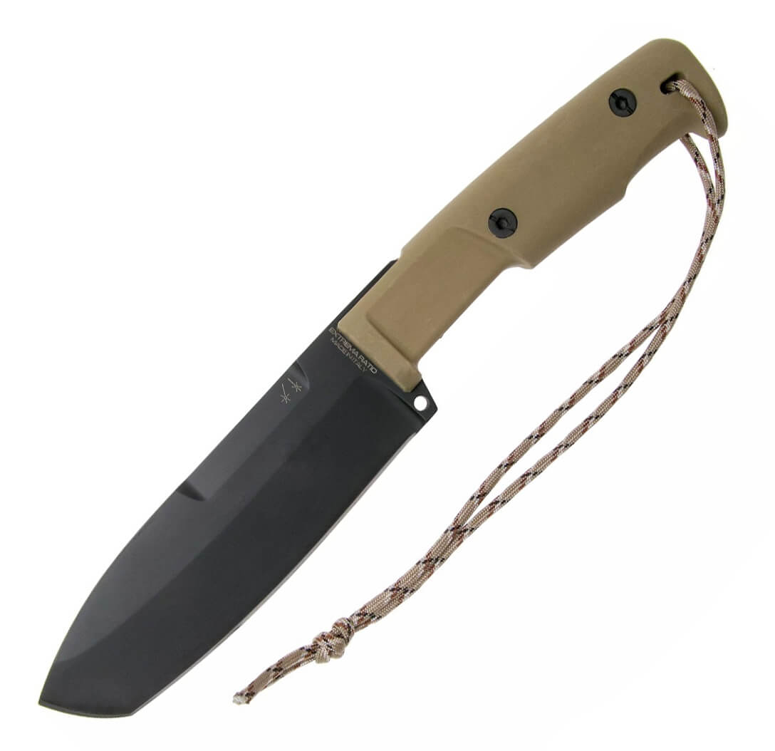 Faca tática e de sobrevivência Extrema Ratio Selvans com cabo de ...