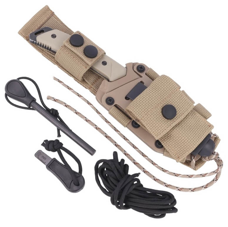 Faca tática e de sobrevivência Extrema Ratio Sethlans Expeditions com aço Böhler N690