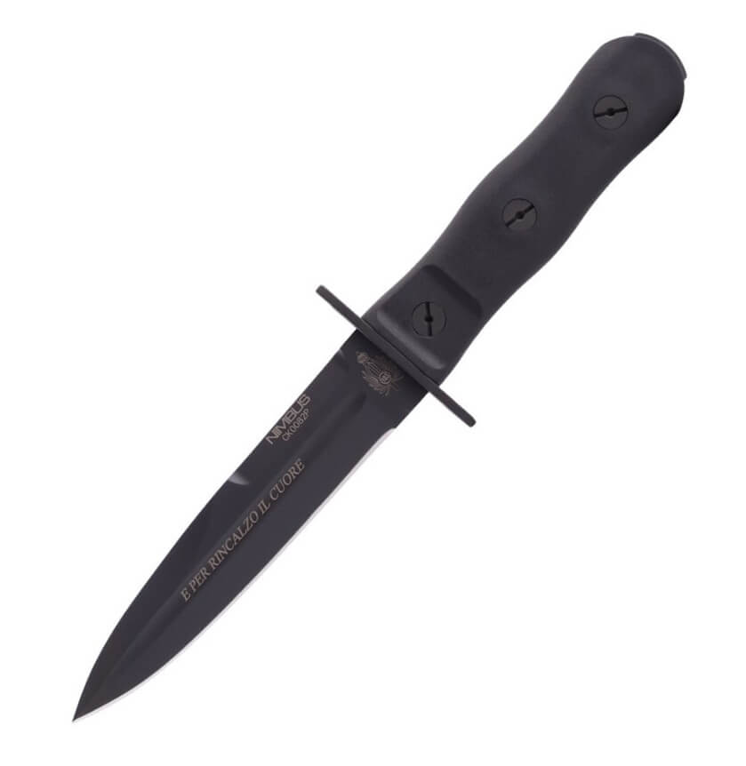 Faca de combate Extrema Ratio Nimbus Ordinanza com lâmina preta