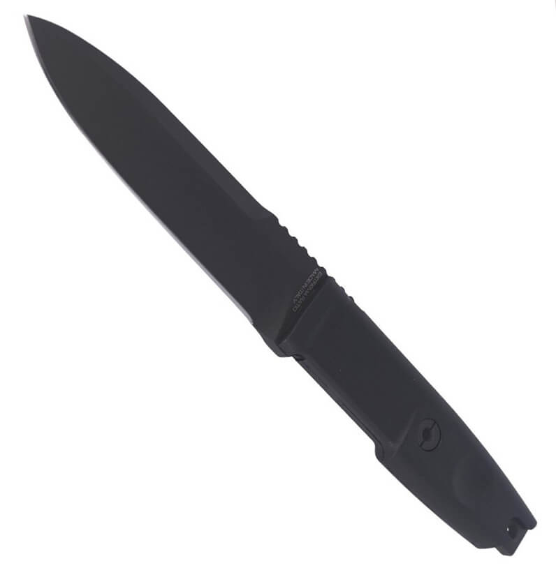 Faca táctica Extrema Ratio Scout 2 Preta com lâmina de 11,8 cm. Com bainha em kydex.