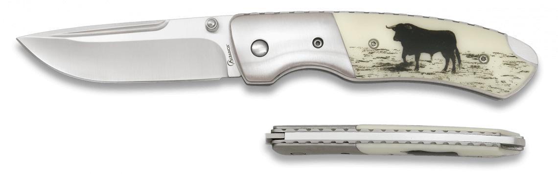 Albainox Deluxe Toro Taschenmesser mit Stahl- und ABS-Griff und 8...