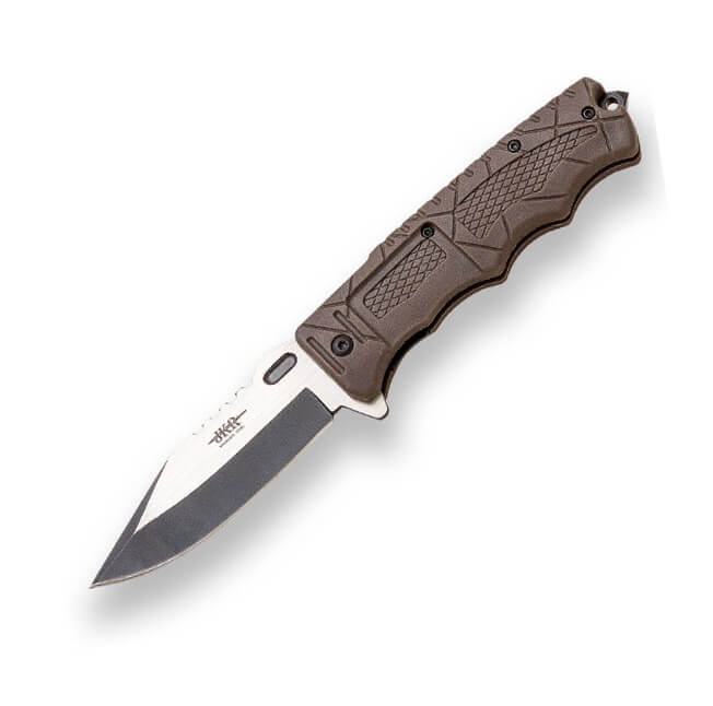 JKR-Rettungsmesser mit Fasergriff und 9,2 cm langer Edelstahlklin...