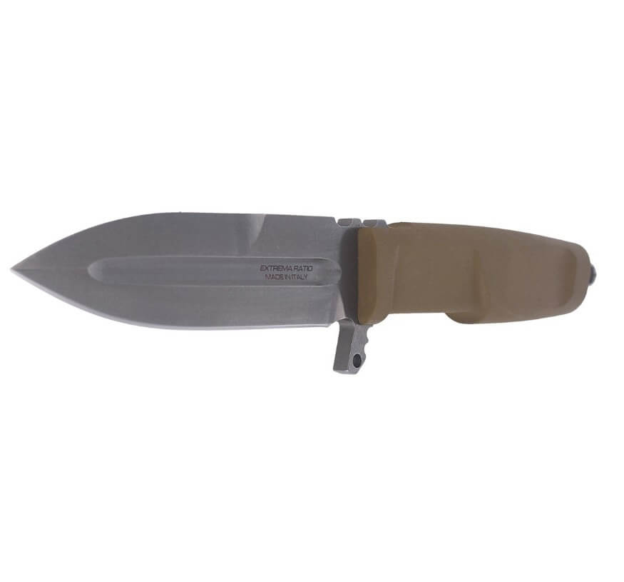 Faca de combate Contact C HCS da Extrema Ratio com lâmina de 128 mm em aço Böhler. Bainha em Naylon