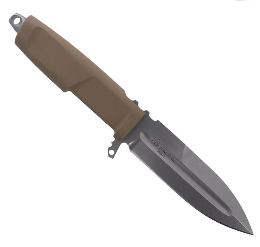 Faca de combate Contact C HCS da Extrema Ratio com lâmina de 128 mm em aço Böhler. Bainha em Naylon
