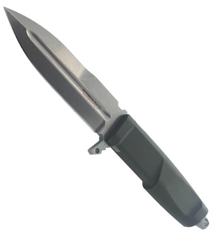 Kampfmesser Contact C Ranger Green von Extrema Ratio mit 128mm Klinge aus Böhler Stahl. Naylon Scheide