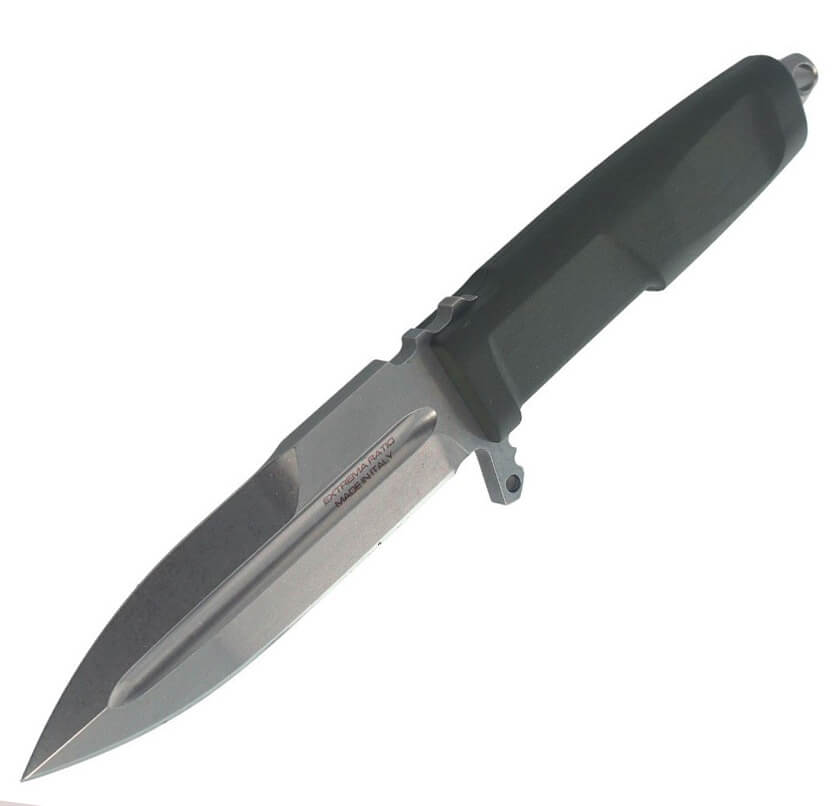 Kampfmesser Contact C Ranger Green von Extrema Ratio mit 128mm Klinge aus Böhler Stahl. Naylon Scheide