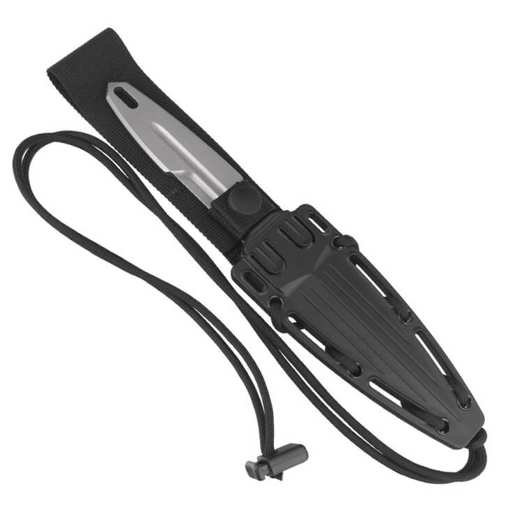 S-THIL Stone Washed taktisches Messer von Extrema Ratio. 11,9 cm Böhler Stahlklinge. Nylonscheide.