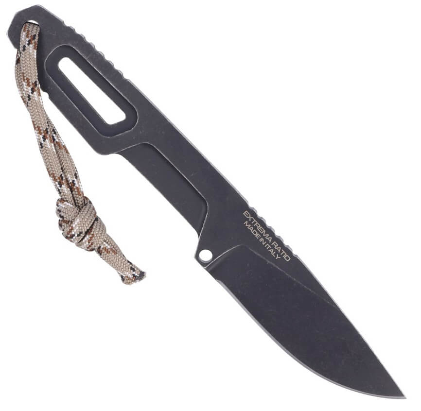 Faca de mato Satre Expeditions da Extrema Ratio. Lâmina em aço Böhler de 7 cm. Com bainha em Kydex.