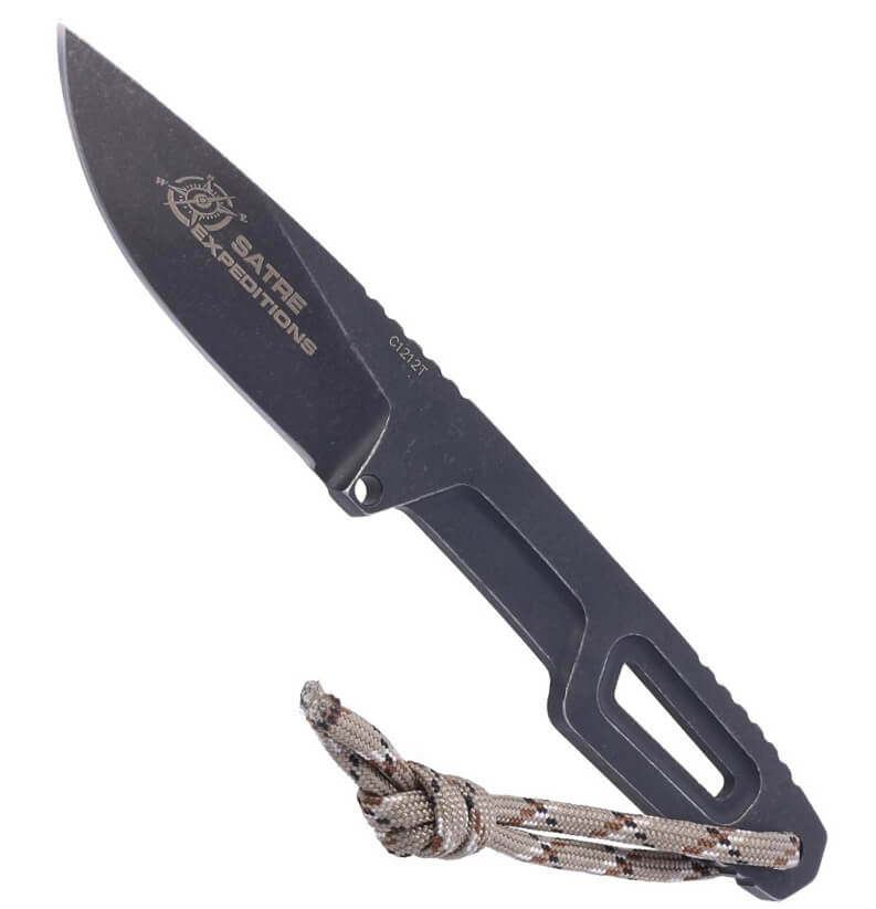 Faca de mato Satre Expeditions da Extrema Ratio. Lâmina em aço Böhler de 7 cm. Com bainha em Kydex.