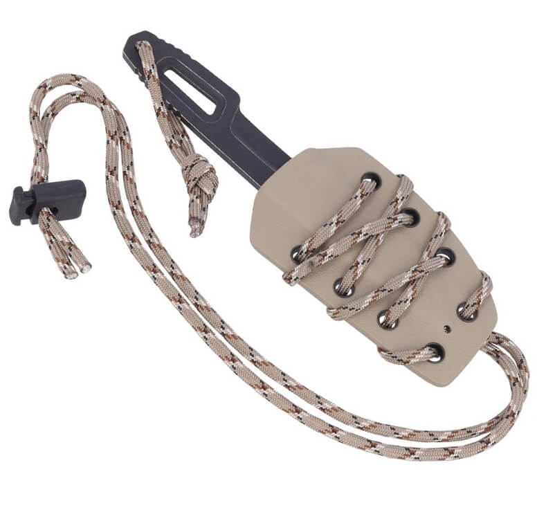 Faca de mato Satre Expeditions da Extrema Ratio. Lâmina em aço Böhler de 7 cm. Com bainha em Kydex.