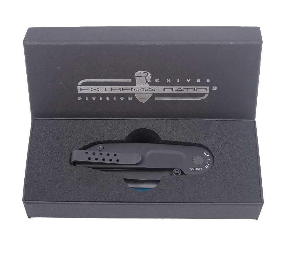 Extreme Ratio BF1 CD Black. Lama da 7 cm in acciaio Böhler. 