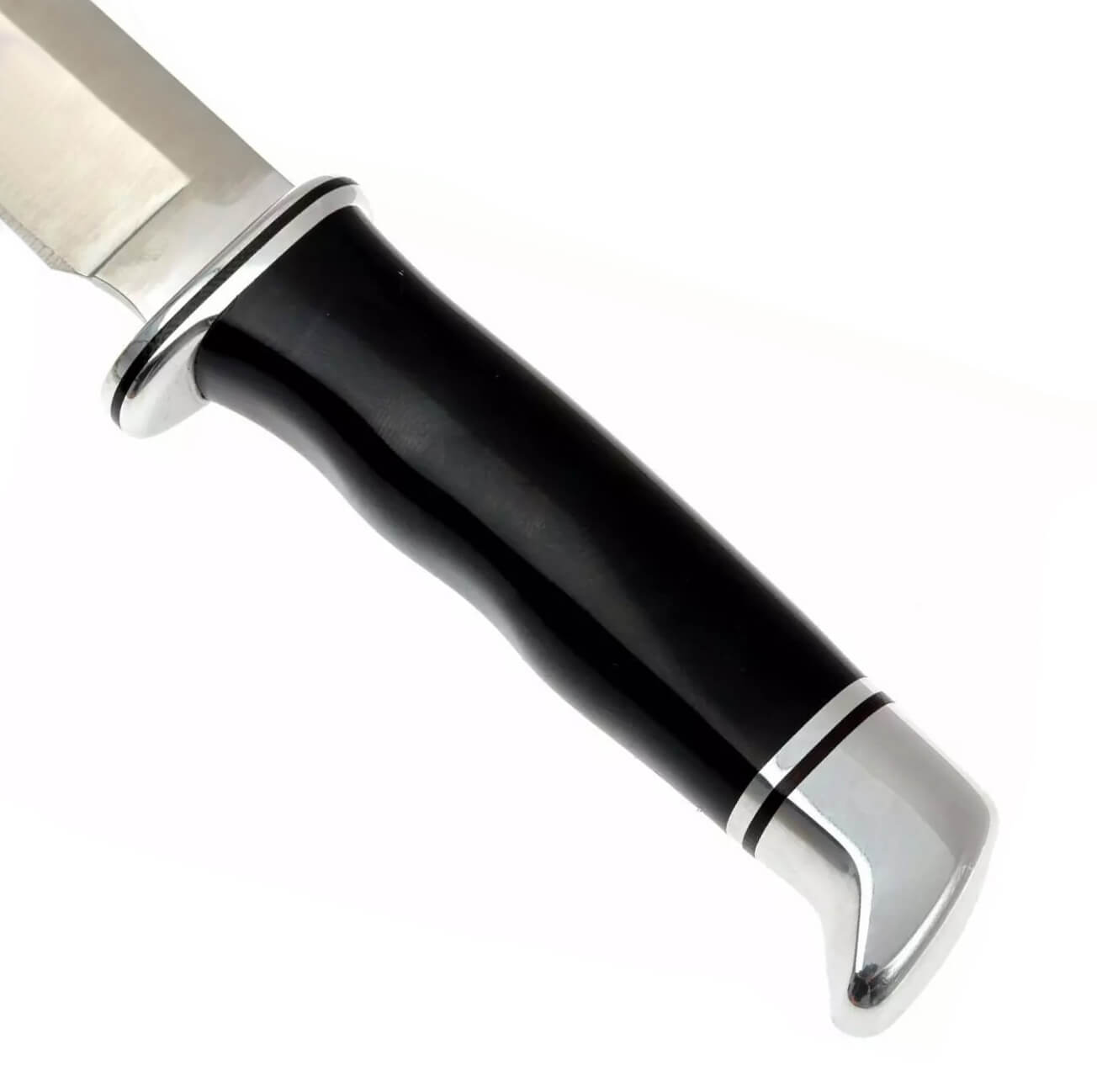 Coltello a lama fissa Buck 103 Skinner da 4" con manico in fenolo nero 0103BKS