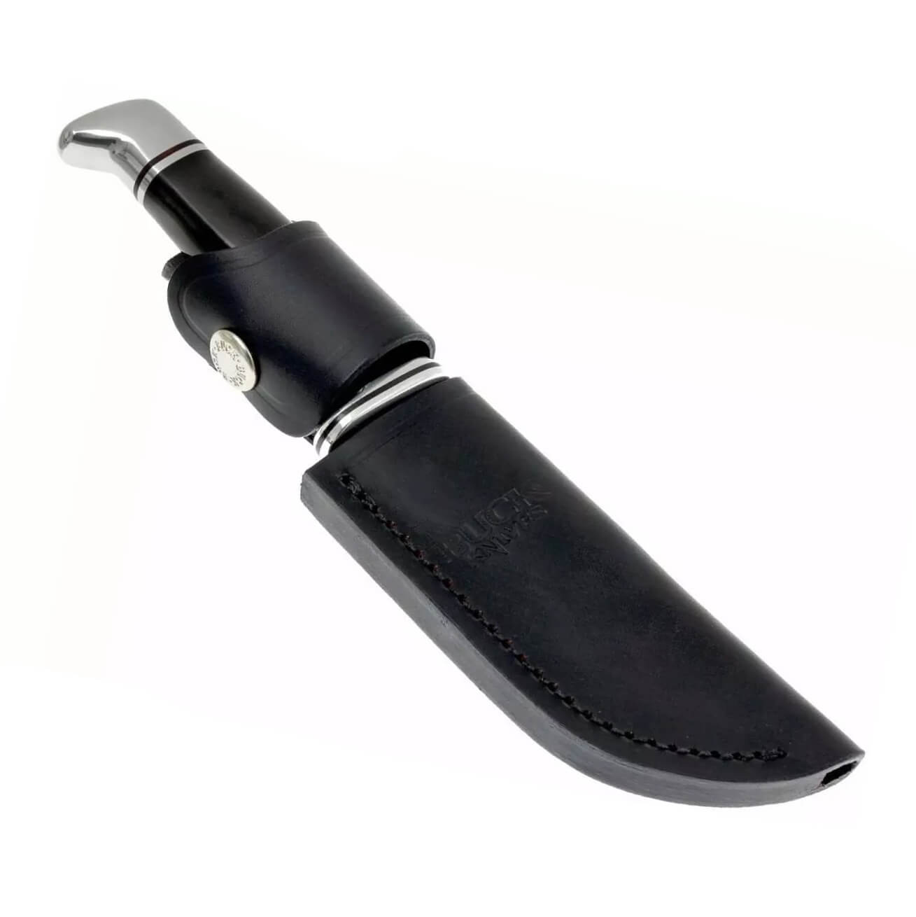 Coltello a lama fissa Buck 103 Skinner da 4" con manico in fenolo nero 0103BKS